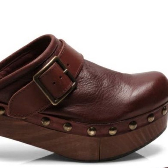 Free People Shoes Culver City Clog size 38 worn 1x color mahogany - Picture 7 of 7